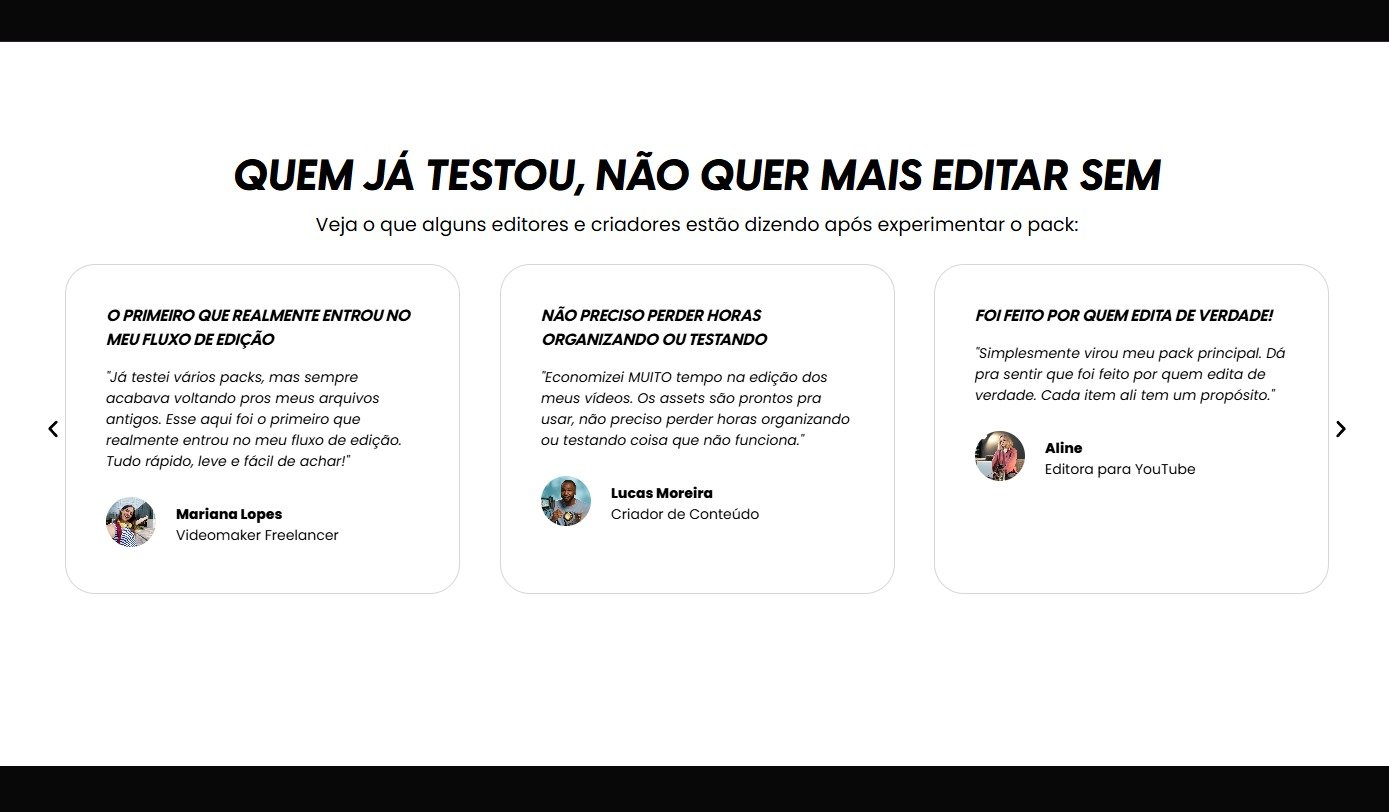 Depoimentos