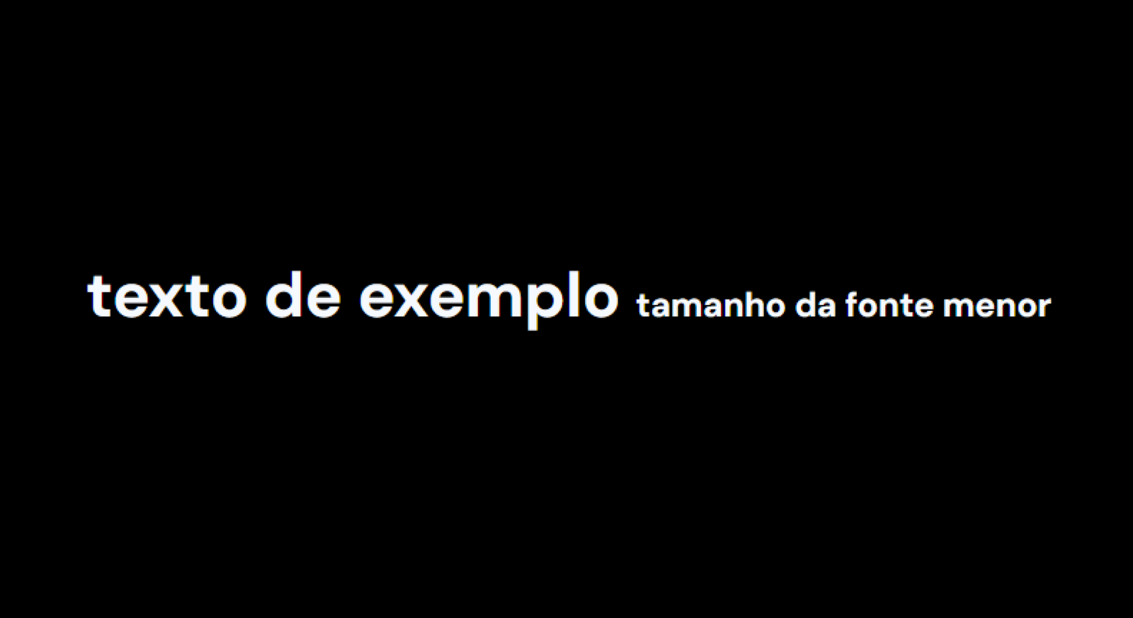 Alterar o tamanho da palavra